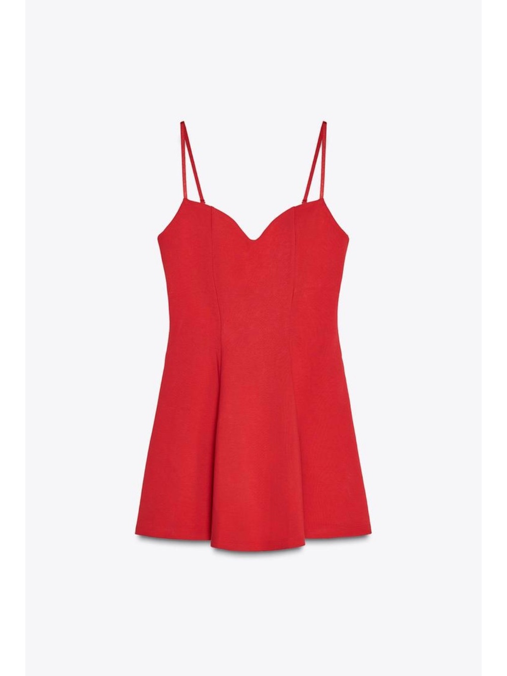 Sweet heart neck line mini dress